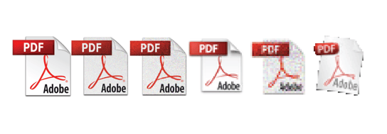 Altered PDF icons