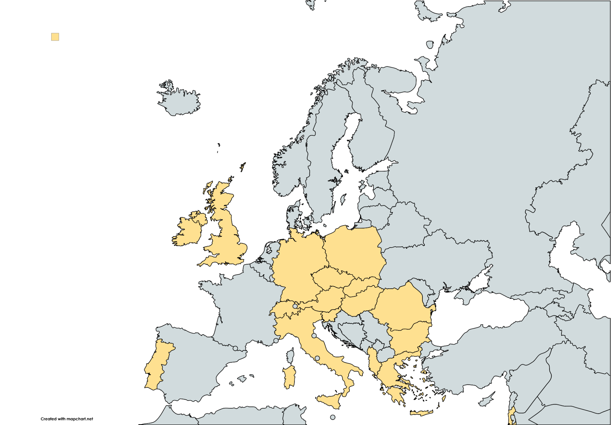 European countries targeted in Rhadamanthys campaign