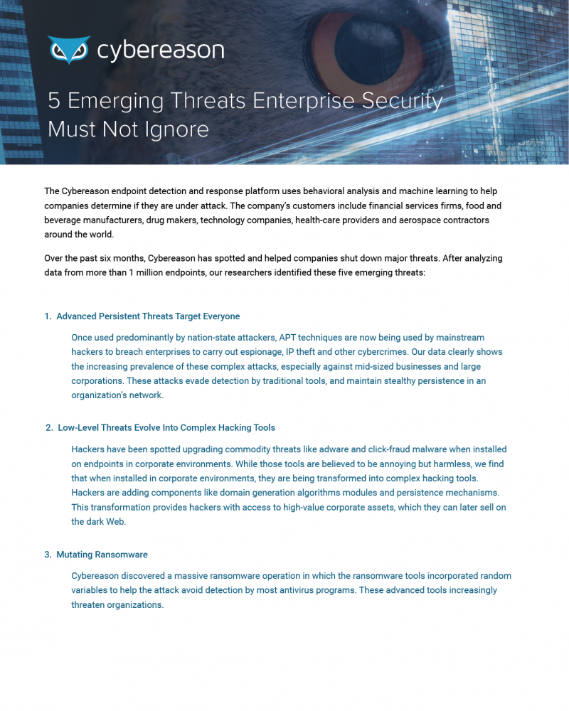 Resources Quick Reads Cybereason