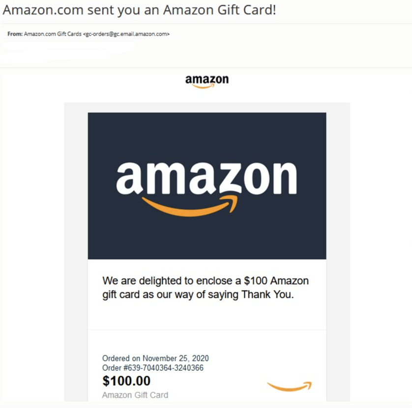 Amazon Gift Card Offer Serves Up Dridex Banking Trojan