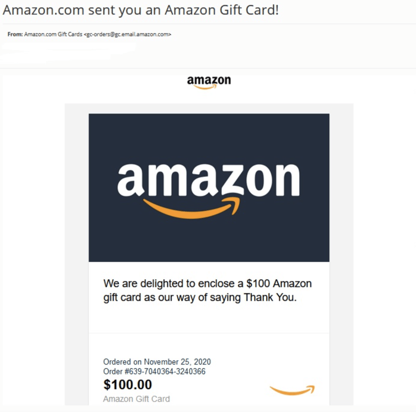 Amazon Gift Card Offer Serves Up Dridex Banking Trojan Amazon Gift Card Offer Serves Up Dridex Banking Trojan