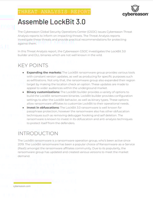 lockbit 3.0 report