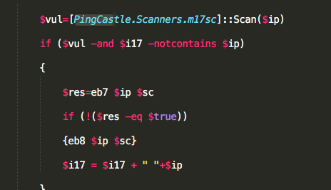 PingCastle scanner