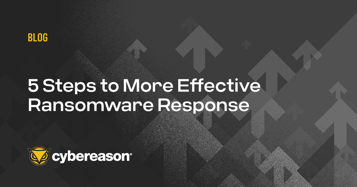 5 Steps to More Effective Ransomware Response