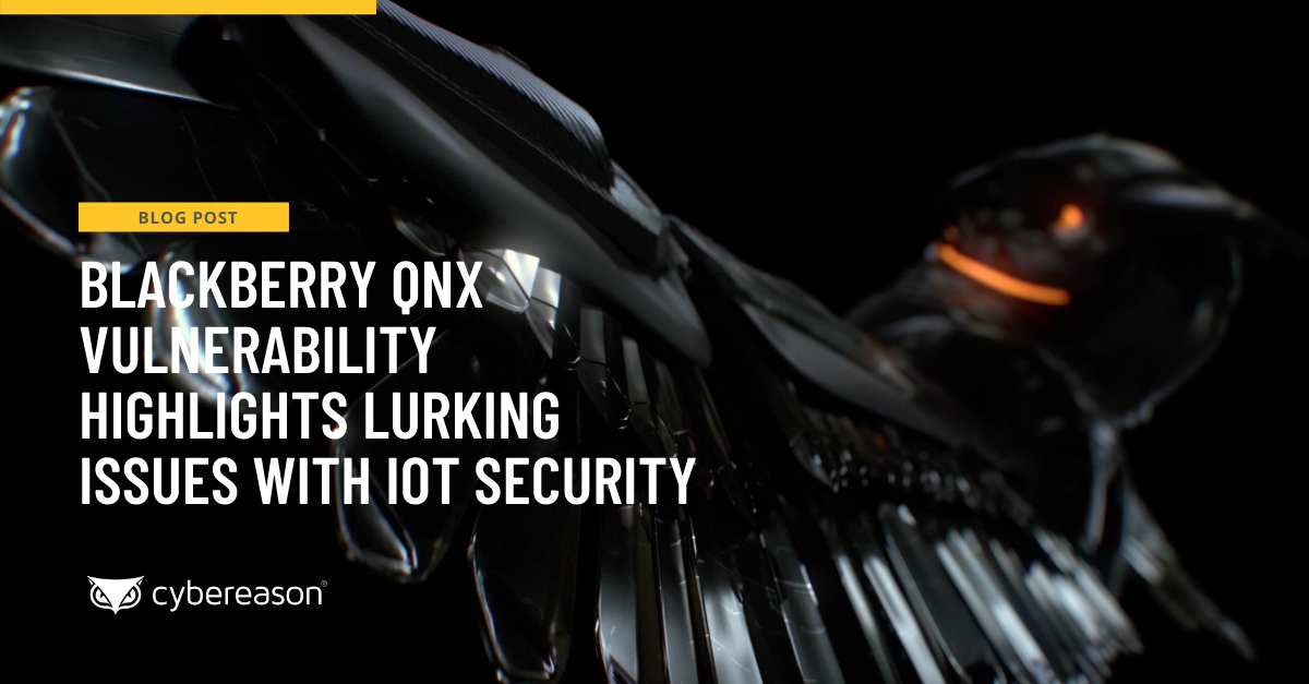 BlackBerry QNX Vulnerability Highlights Lurking Issues with IOT Security