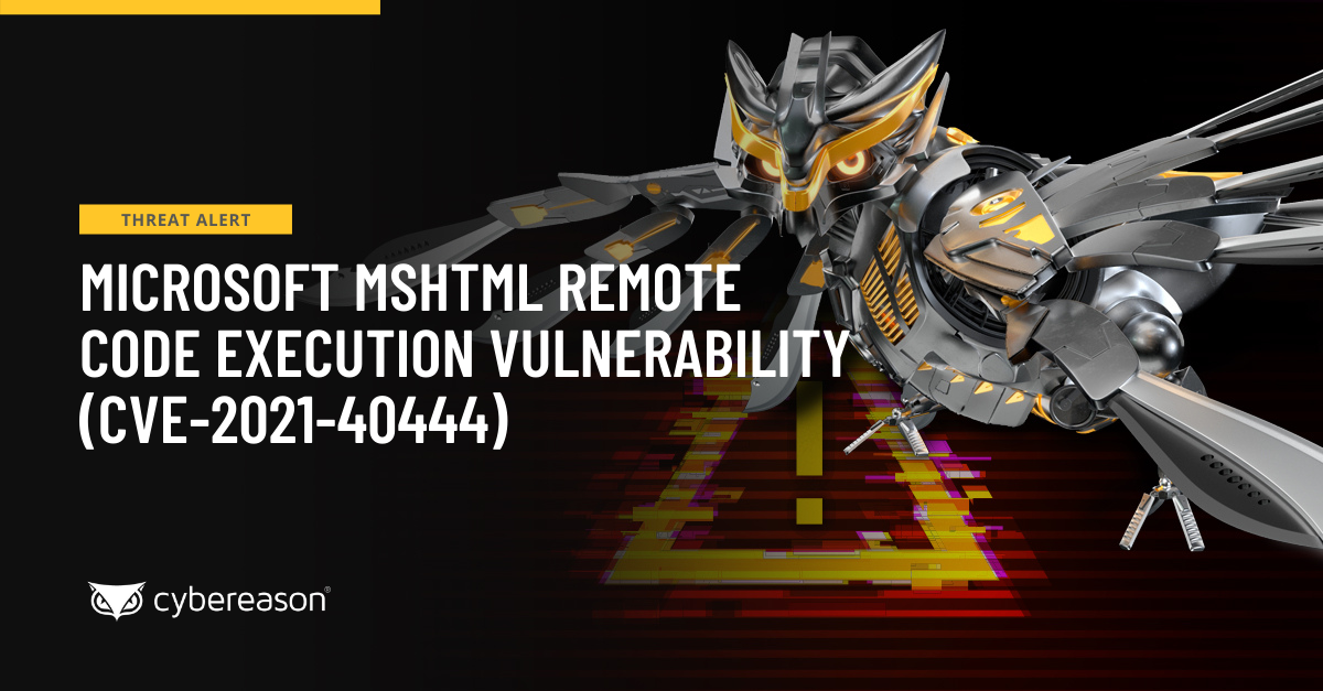 THREAT ALERT: Microsoft MSHTML Remote Code Execution Vulnerability