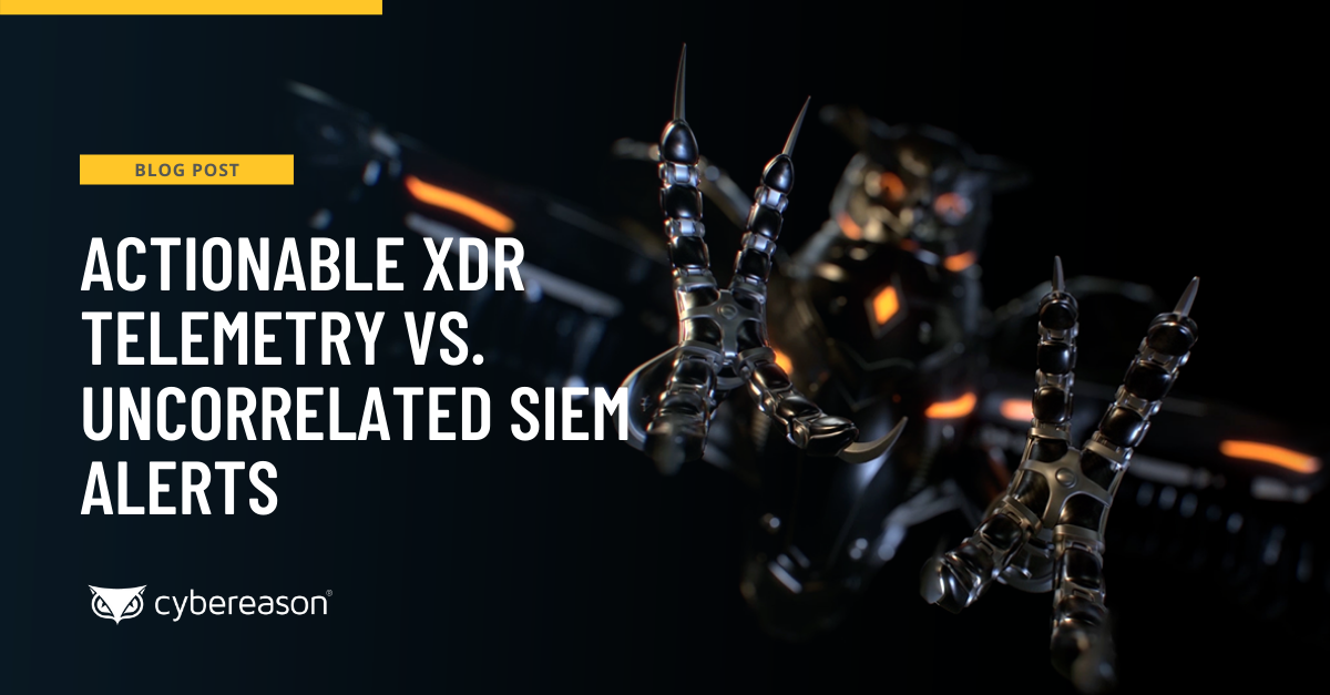 Actionable XDR Telemetry vs. Uncorrelated SIEM Alerts