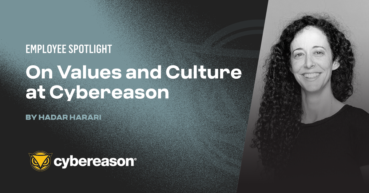 Employee Spotlight: On Values and Culture at Cybereason