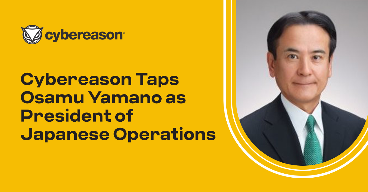 Cybereason Taps Osamu Yamano as President of Japanese Operations