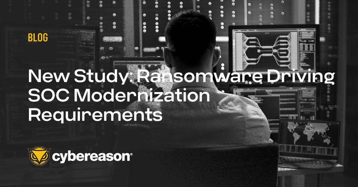 New Study: Ransomware Driving SOC Modernization Requirements