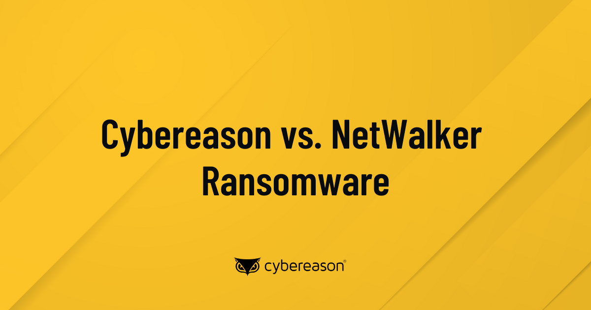 Cybereason vs. NetWalker Ransomware