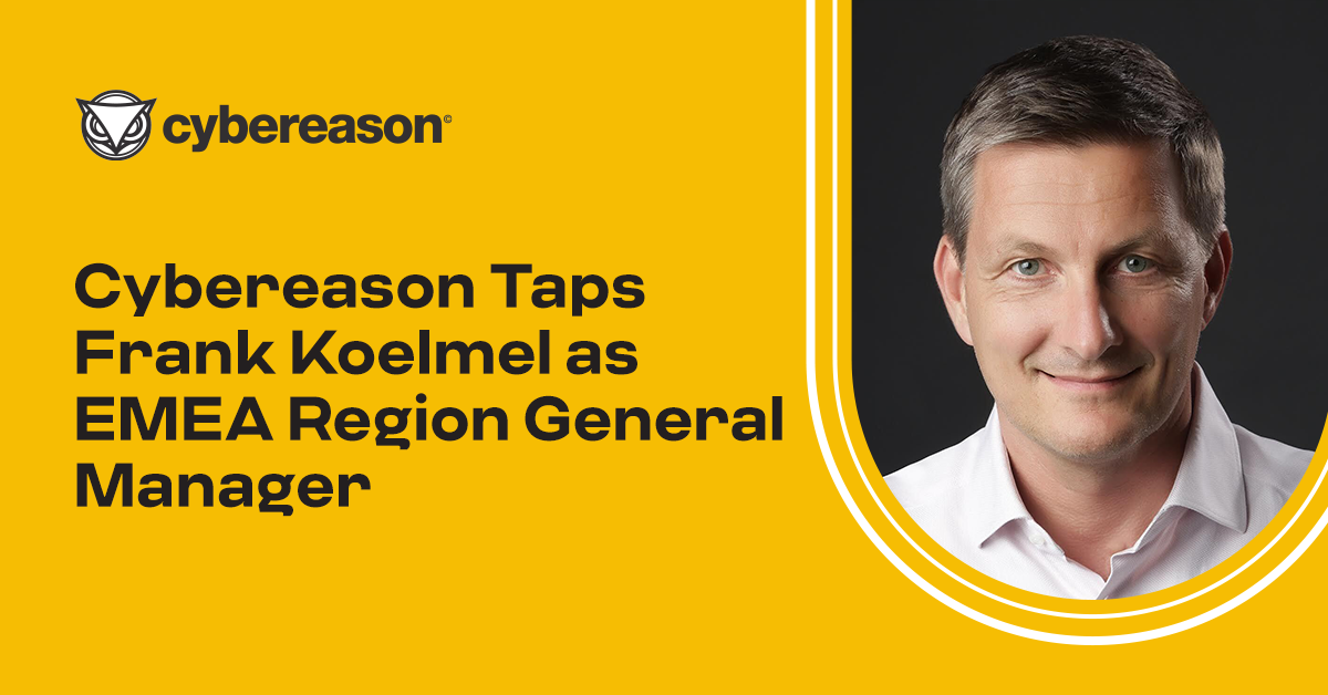 Cybereason Taps Frank Koelmel as EMEA Region General Manager