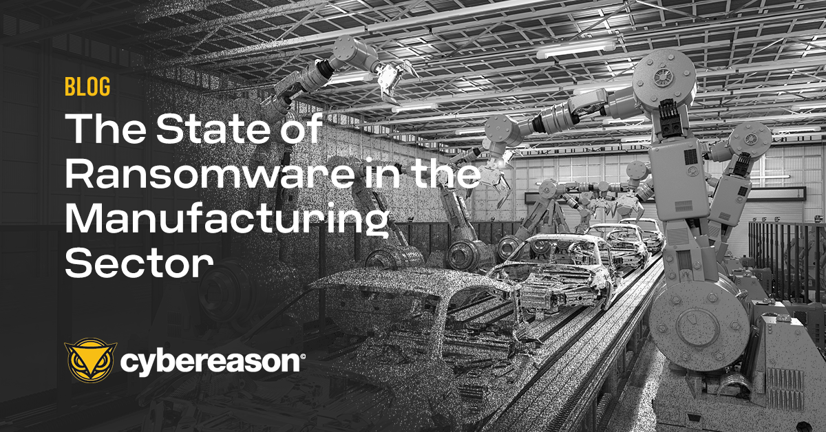 The State of Ransomware in the Manufacturing Sector