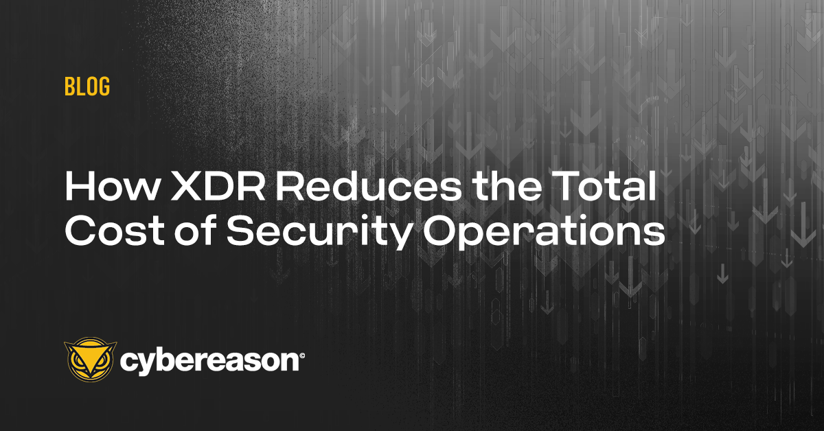 How XDR Reduces the Total Cost of Security Operations
