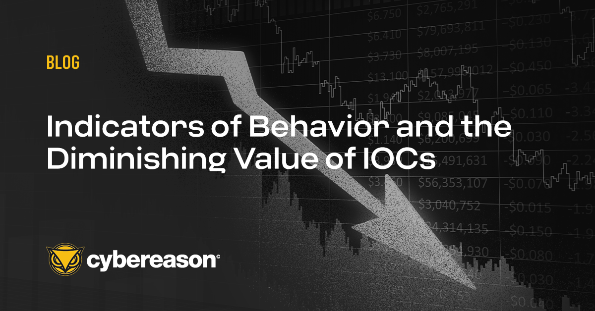 Indicators of Behavior and the Diminishing Value of IOCs