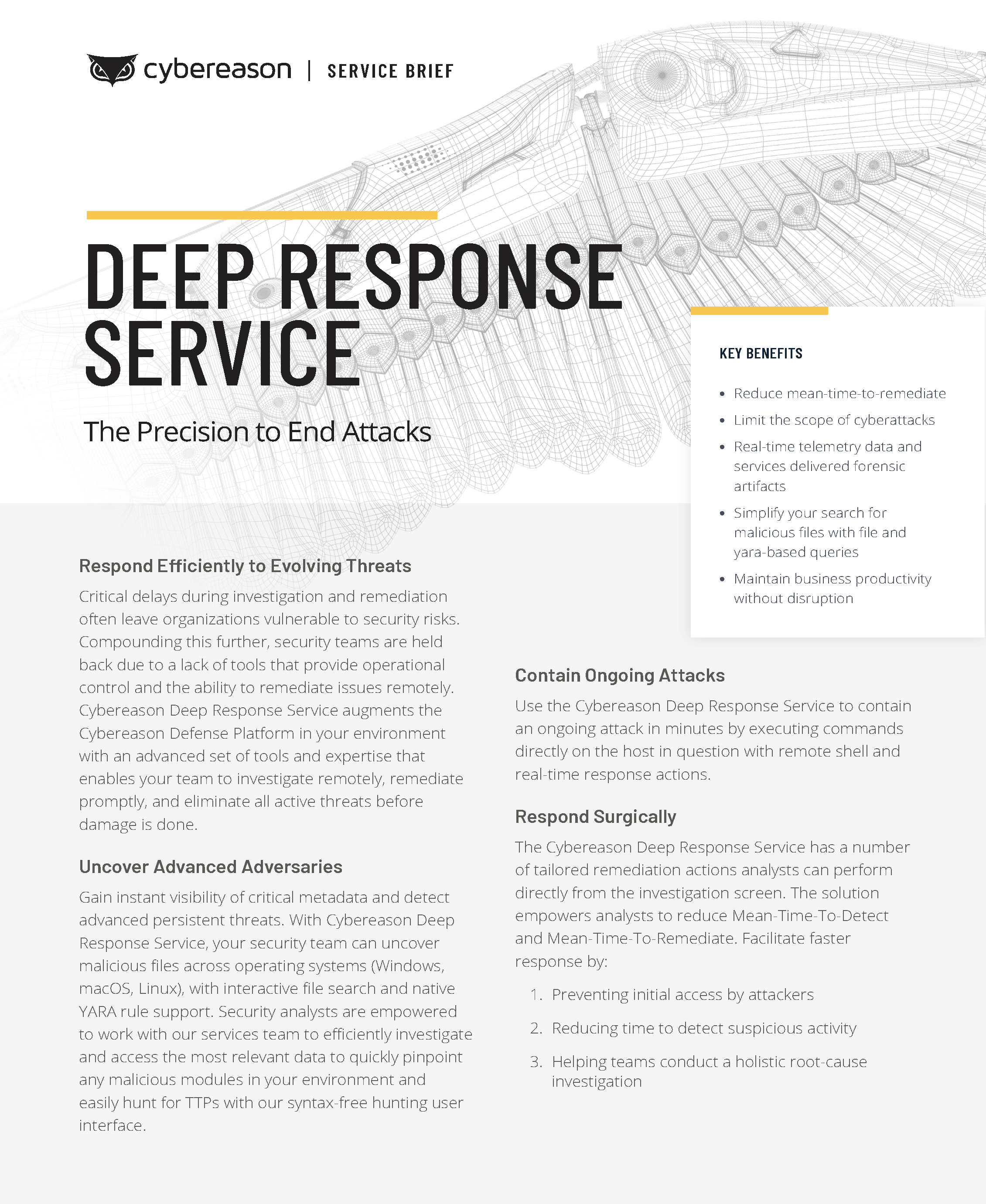 Deep Response Datasheet