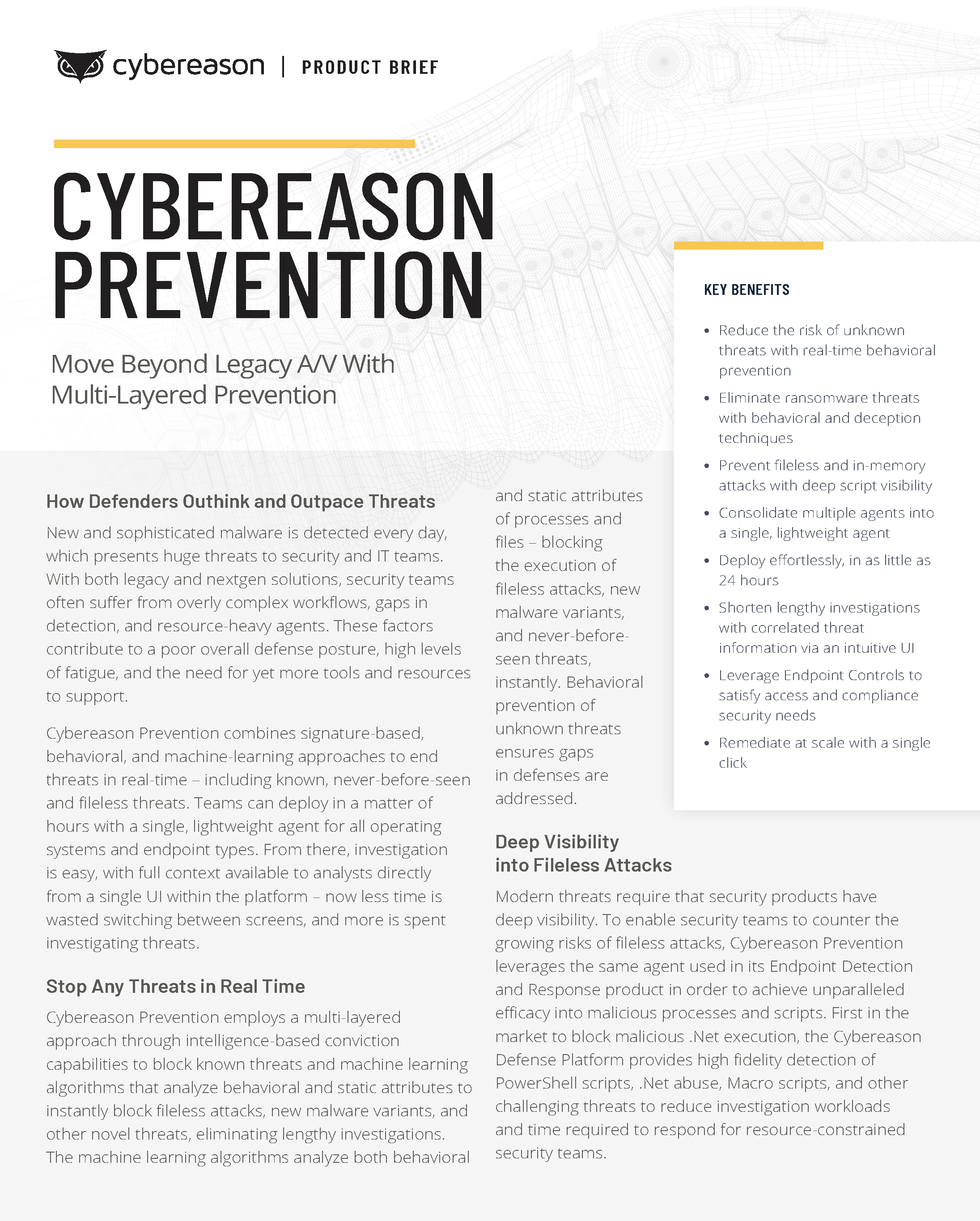 Next-Generation Antivirus Datasheet