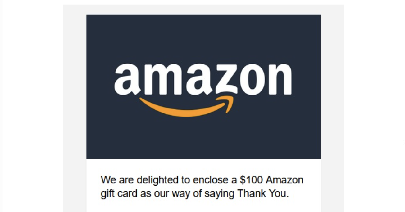 Amazon Gift Card Offer Serves Up Dridex Banking Trojan
