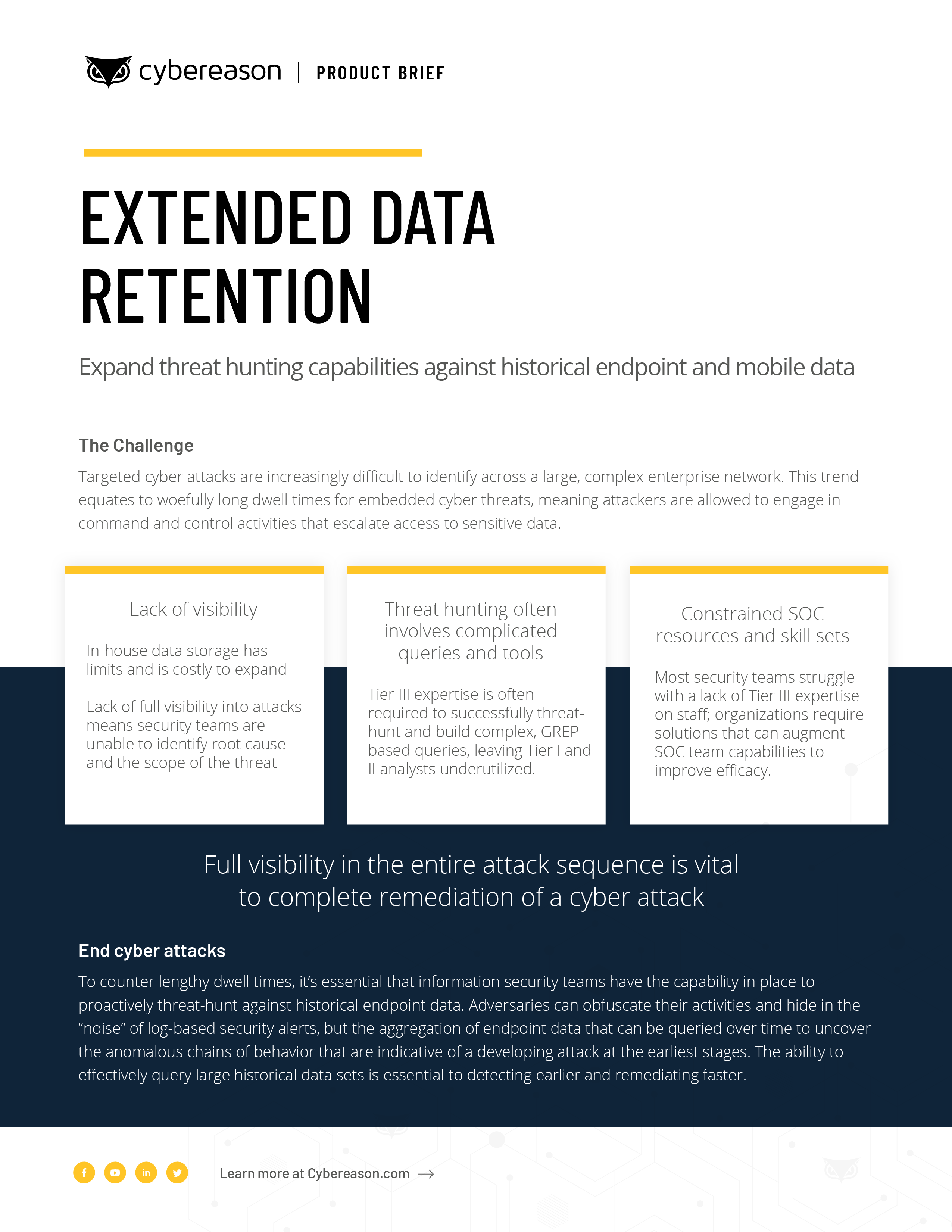 Extended Data Retention Datasheet