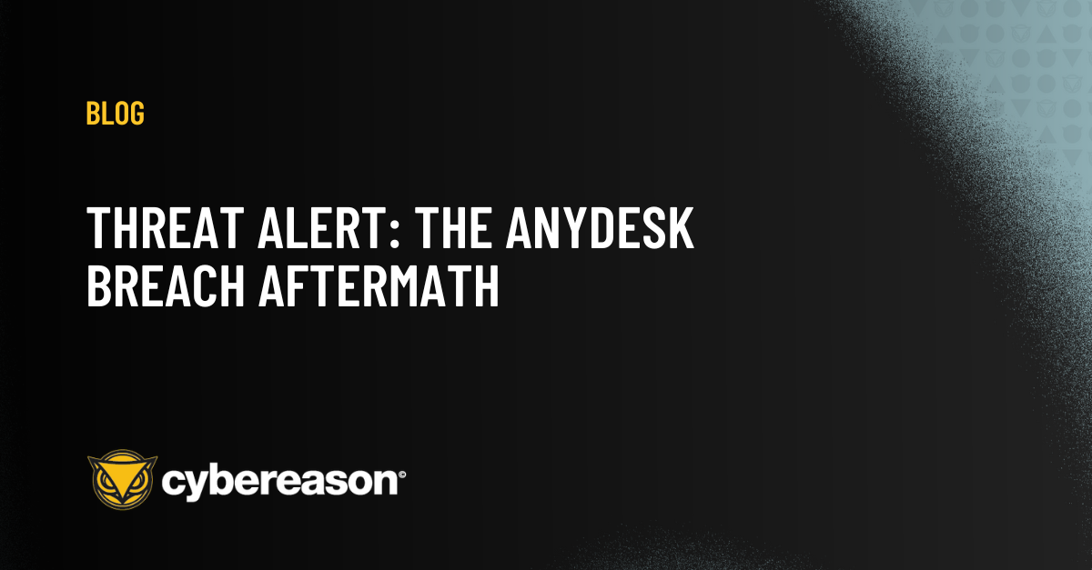 Threat Alert: The Anydesk Breach Aftermath