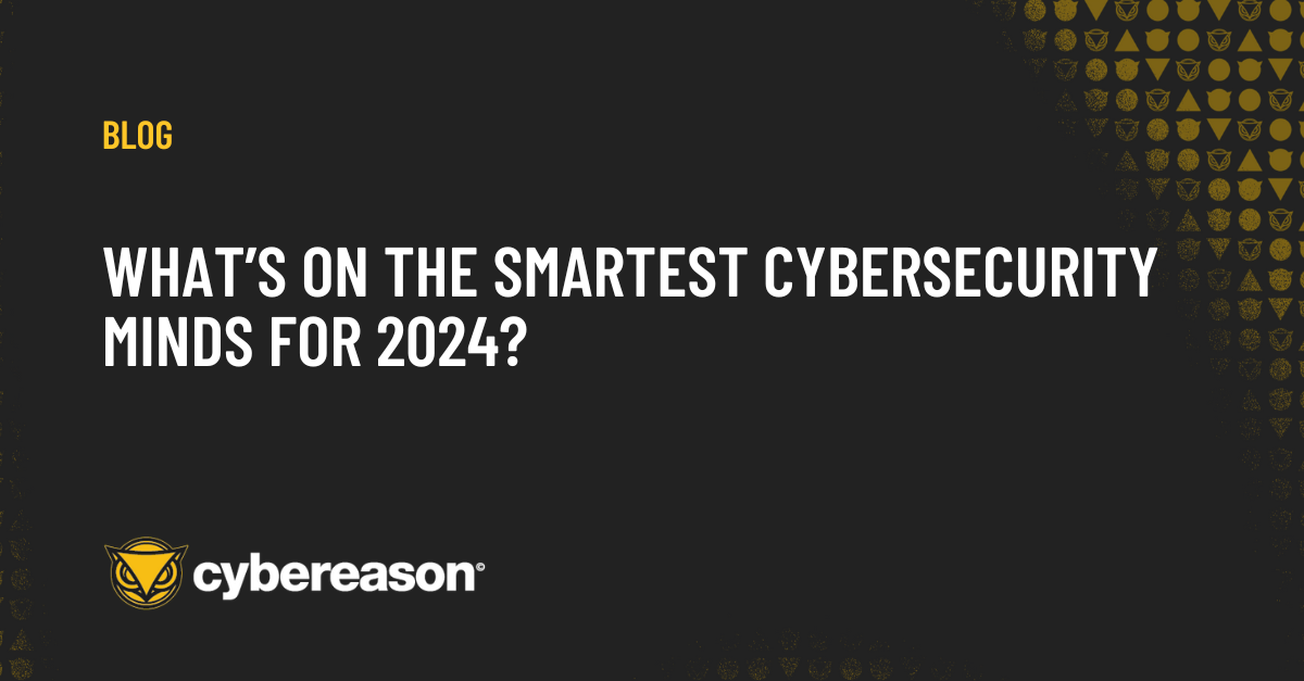 What’s on the Smartest Cybersecurity Minds for 2024?