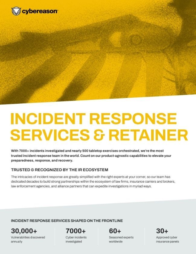 Incident Response Datasheet