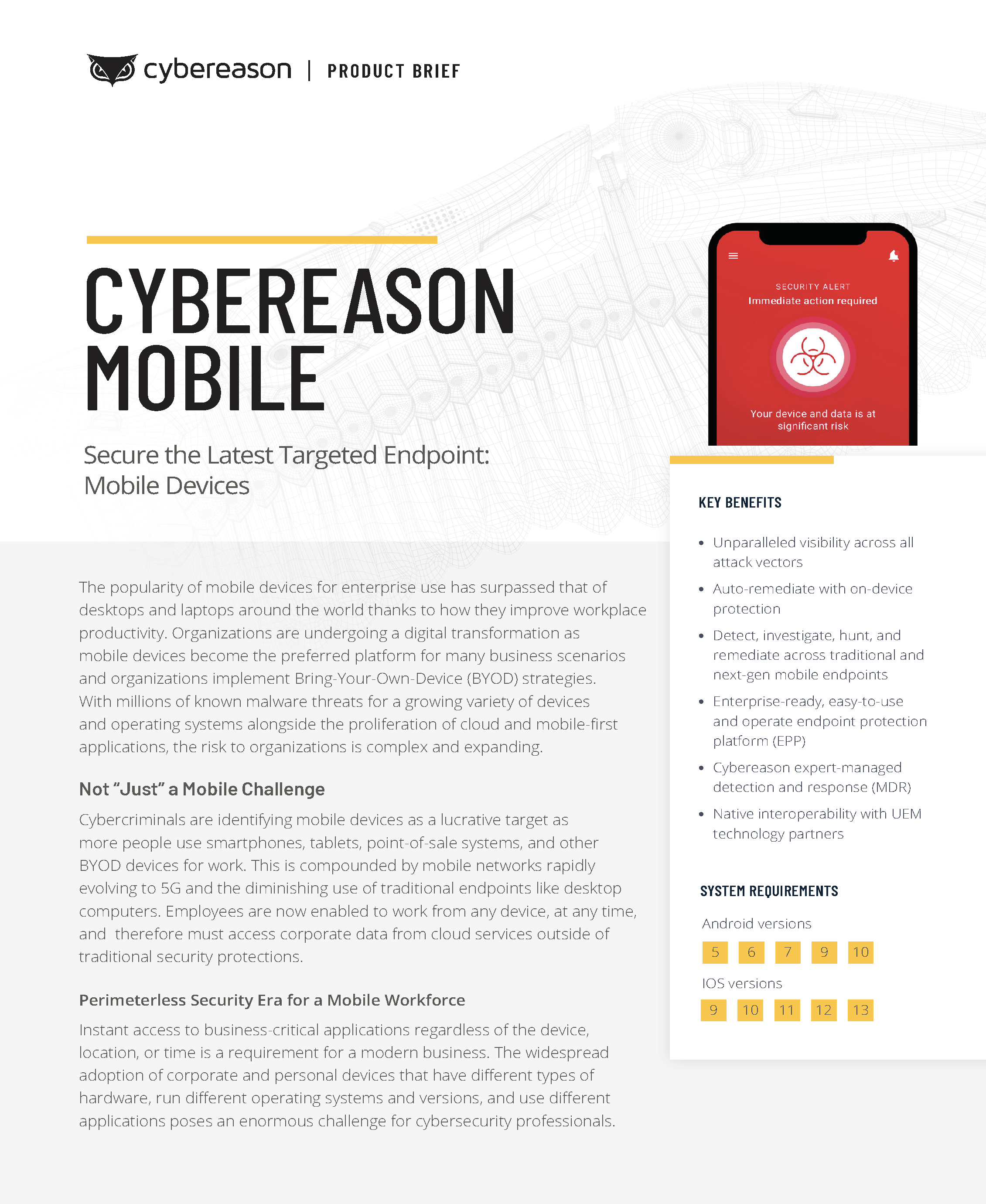 Cybereason Mobile Datasheet